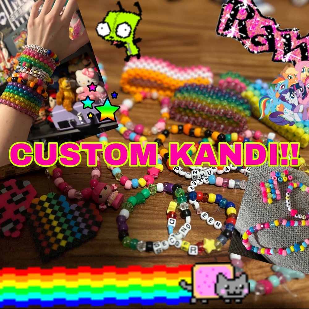 CUSTOM KANDI!!! (DNB listing, read desc!!)